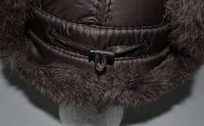 READY to SHIP Child Real Fur Hat, Aviator Hat, Ushanka, Russian Hat, Ski Hat,  Rabbit Fur, Fur Hat with Ear Flaps, Warm Hat, Boy Fur Hat