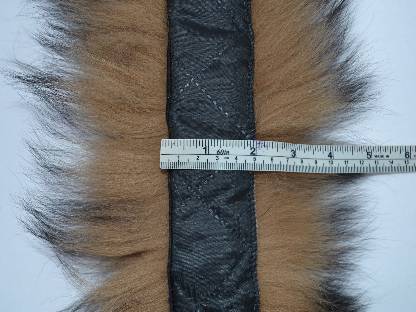 Fox Trim BY ORDER XL Double Real Fox Fur (Tail) Trim Hood like Raccoon, Fur col ...