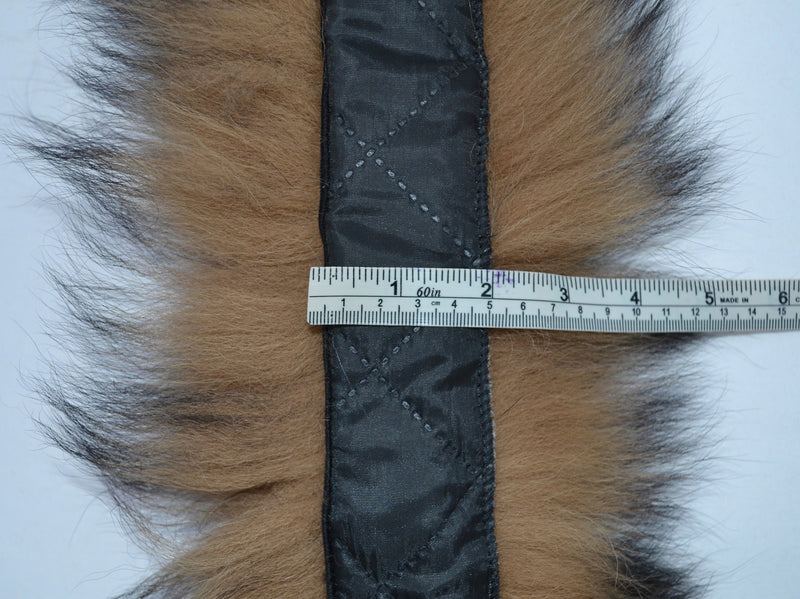 BY ORDER XL Double Real Fox Fur (Tail) Trim Hood like Raccoon, Fur collar trim, Fox Fur Collar, Fur Scarf, Fur Ruff, Fox Fur Hood, Fur