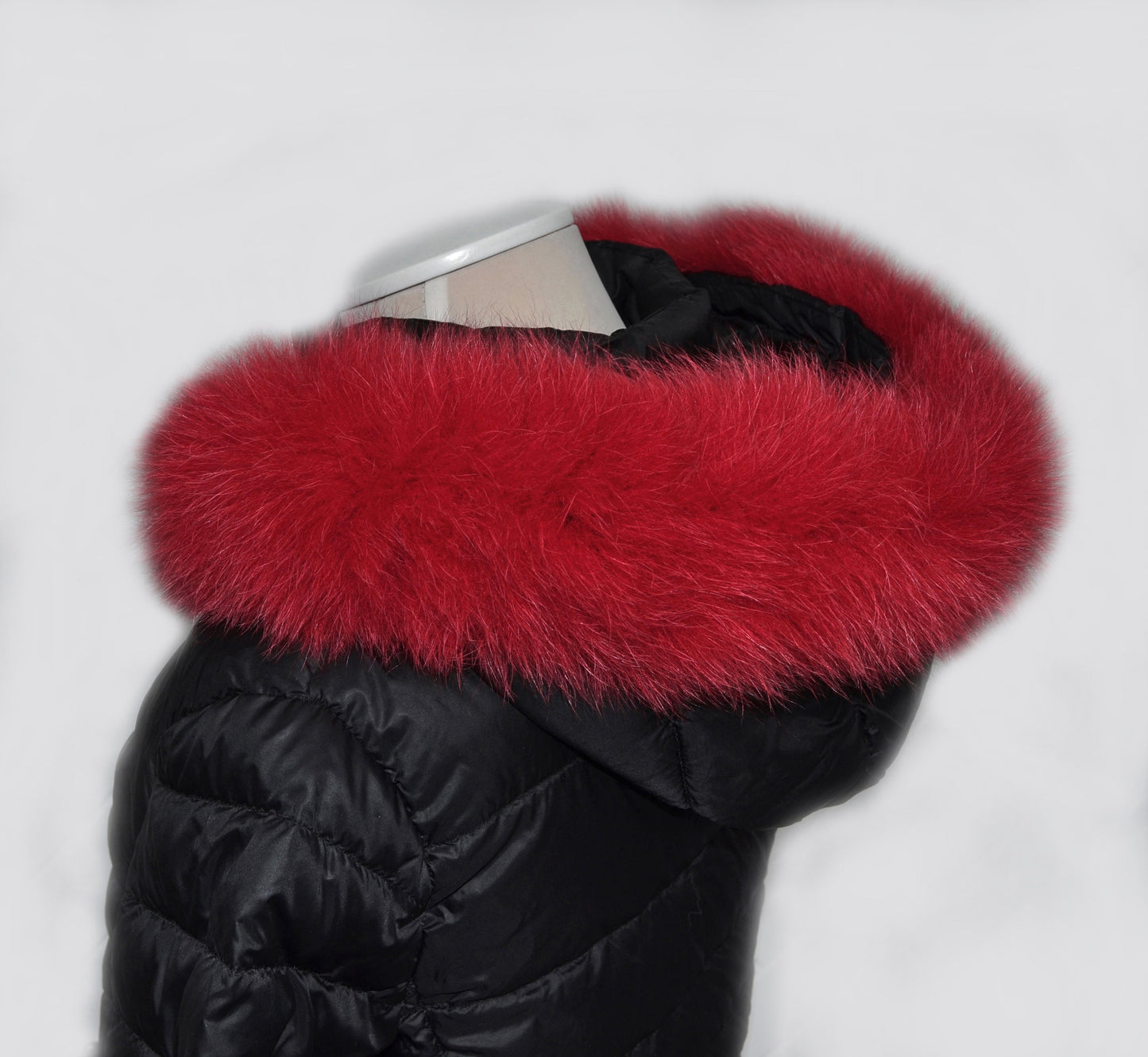BY ORDER, Real Fox Fur (Tail) Trim Hood, Fur collar trim, Fox Fur Collar, Fur Scarf, Fur Ruff, Fur Hood, Fur stripe, Coat Trim, Jacket