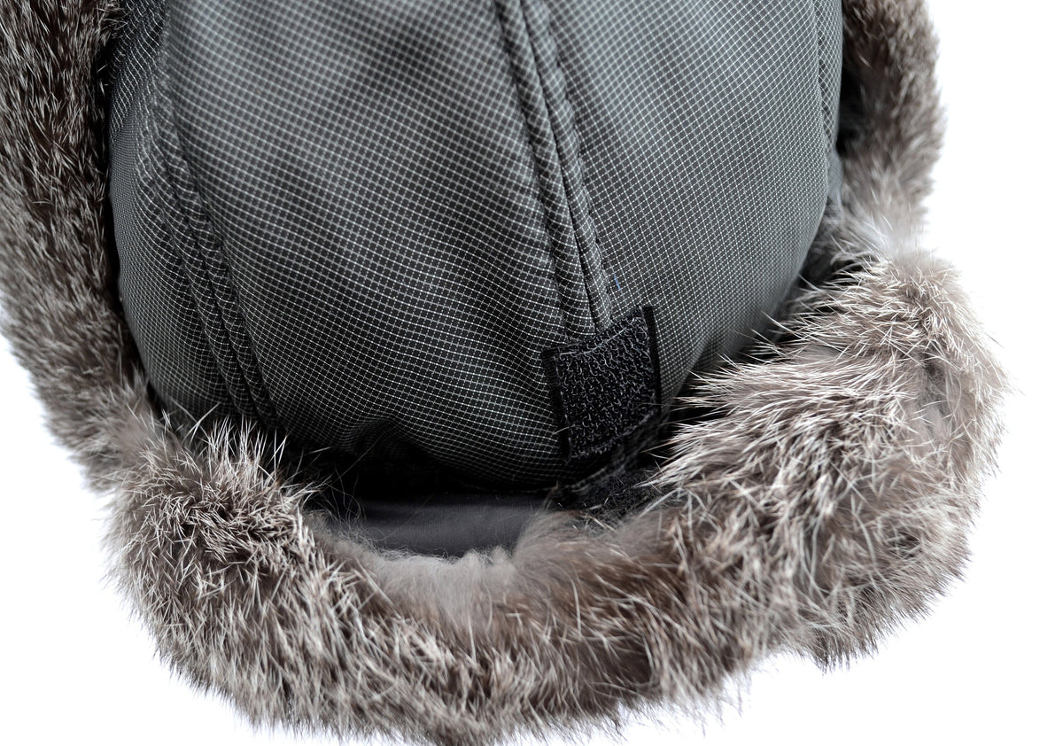 READY TO SHIP Aviator Fur Hat, Fur Ear Flap Hat, Men real fur hat, Trapper Hat, Ushanka, Russian Hat, Ski Hat, Rabbit Fur, Fur Hat Ear Flaps