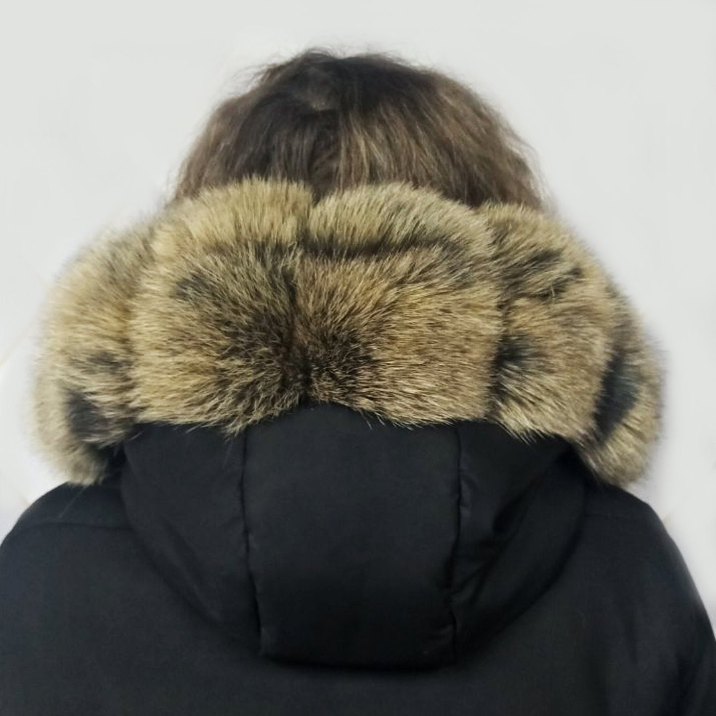 BY ORDER Extra Large Real Fox Fur (Tail) Collar Hood from pieces, Fur collar trim, Fox Fur Collar, Fur Scarf, Fur Ruff, Fox Fur Hood, stripe