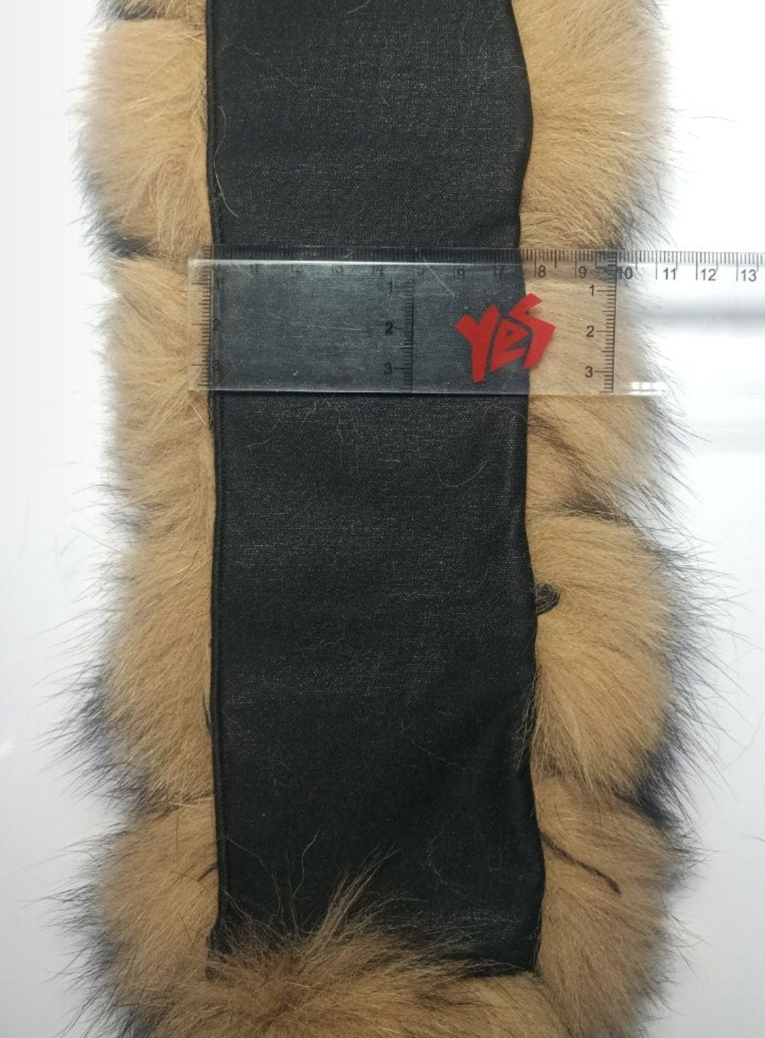 BY ORDER Extra Large Real Fox Fur (Tail) Collar Hood from pieces, Fur collar trim, Fox Fur Collar, Fur Scarf, Fur Ruff, Fox Fur Hood, stripe