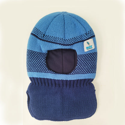 Knitted Balaclava for Boy, Toddler Boy Helmet, Hat Neck Warmer, Thick Boy Hat, Boy Winter Hat, Child Balaclava Hat, Cat Hat, Captain Hat