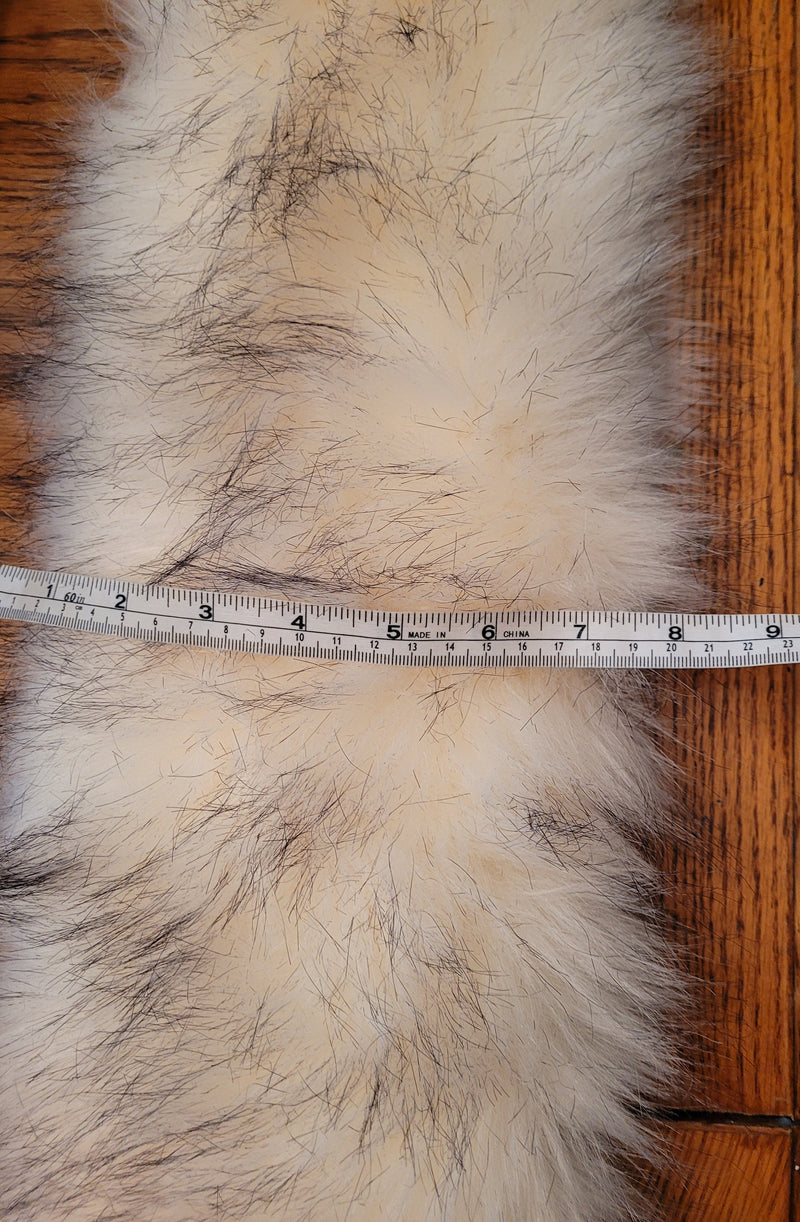 XL Ivory Faux Fur Vegan Trim Hood 70 cm, Large Faux Fur Collar Trim, Fake Fur, Fur Fabric, Fur Ruff, Faux Fur Hood, Hood Fur Jacket White