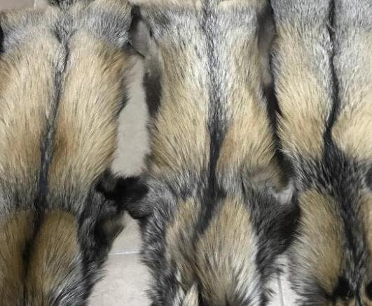 BY ORDER Rare Luxury BLUEFROST Fox Fur Trim Hood, Fur collar trim, Silver Fox Fur Collar, Fur Scarf, Fur Ruff, Fox Fur Hood, Blue fox fur