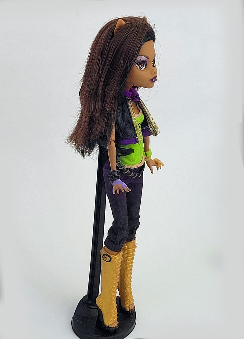 Monster High Doll Clawdeen Wolf I love Fashion for Collectors, OOAK Repaints, Playing, Original Accessories and Clothes, Extremely Rare Doll