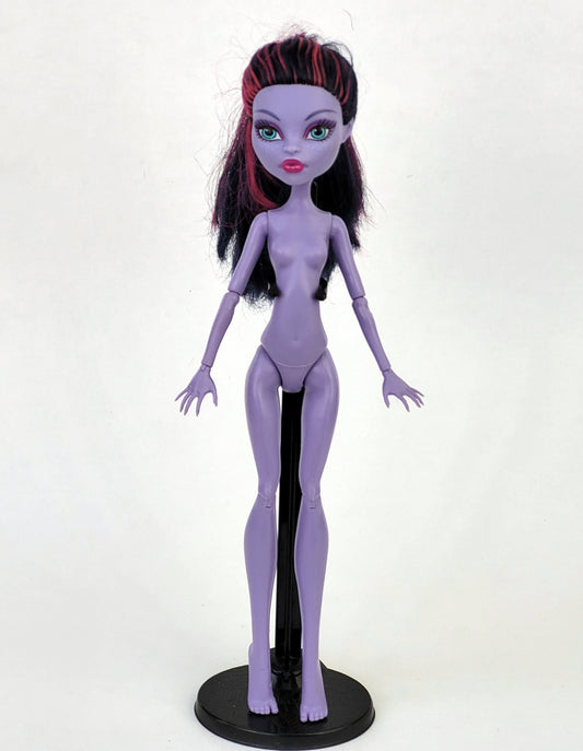 Monster High Doll Jane Boolittle for Collectors, OOAK Repaints, Playing, Rare Doll, Original, Mattel Excellent Condition, Nude, Rare Find